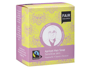 Champú en barra Fair Squared - albaricoque sensible - 2 piezas