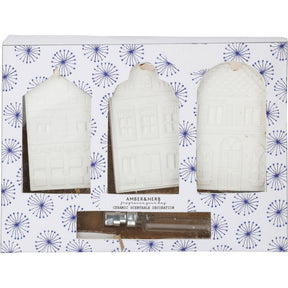 Set de fragancias para el hogar, 3 piezas, azul de Delft