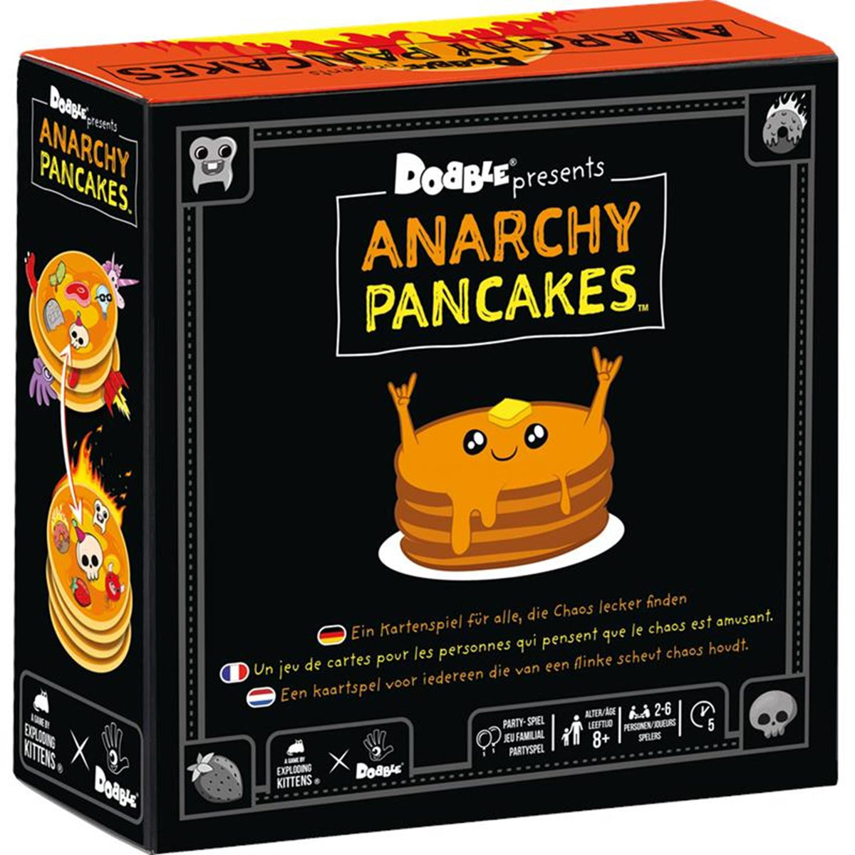 Zygomatic board game studio zigomatic dobble anarchy pancakes - juego de cartas con panqueques