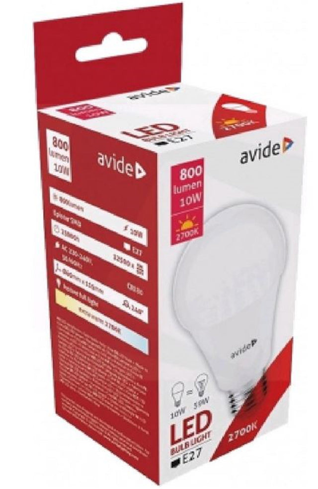 Avide Lámpara LED E27 10W 2700K EW 800lm
