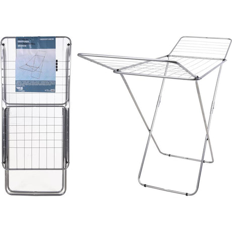 Tendedero ultra clean metal 18m plateado 180x55x108cm