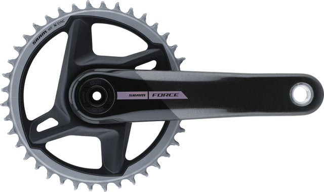 Platos y bielas de carbono sram force 1 d2 ancho dub dm 1x12 velocidades