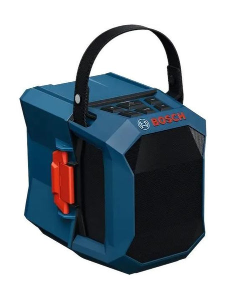 Altavoz batería Bosch GPB 18V-1C azul | incluido asa de transporte y tapa de batería | sin batería ni cargador - 06014a7001