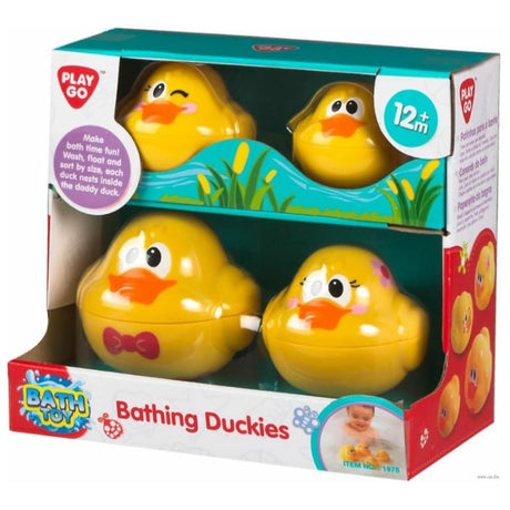 Playgo 4 patos de baño que también encajan