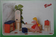 Juego de baño con muebles para casa de muñecas Van der Doelen