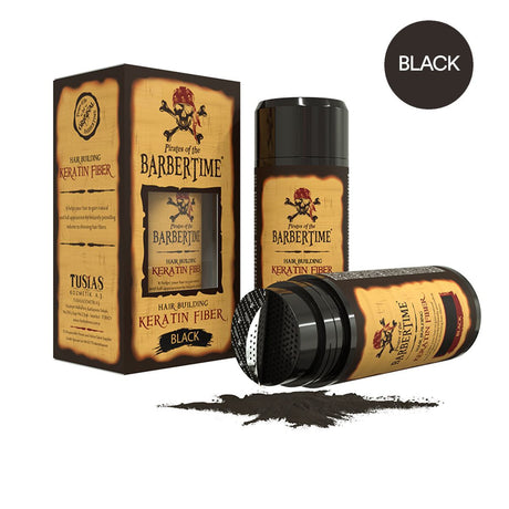 Barbertime Hair Building Fibra Queratina Negra 21gr.
