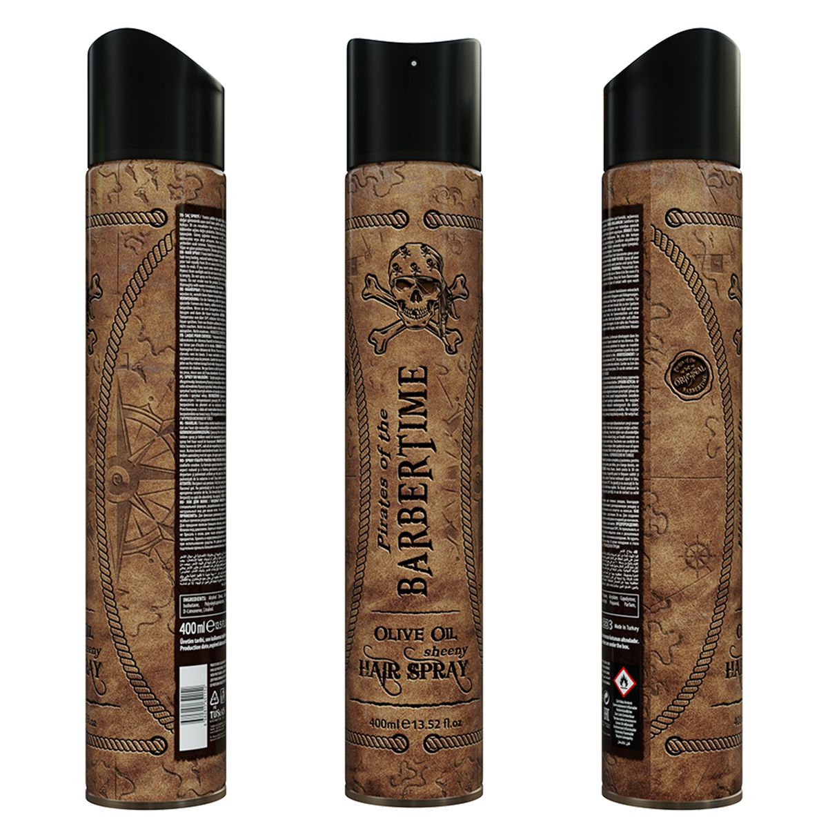 Barbertime laca brillo aceite de oliva 400ml