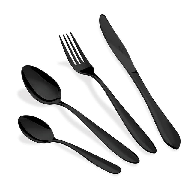 Juego de cubiertos Berlingerhaus 24 piezas negro
