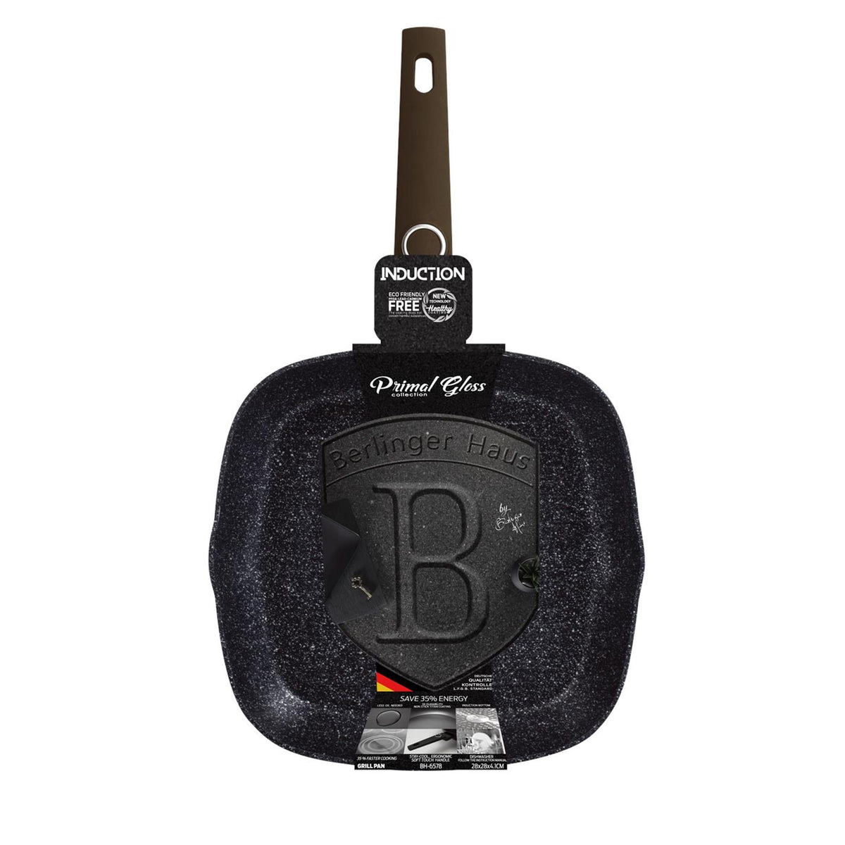 Sartén grill Berlingerhaus Primal Gloss 28cm