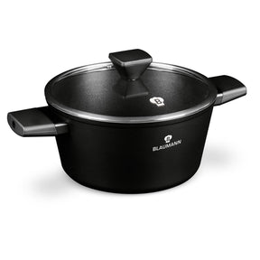 Cacerola colección Blaumann negro plata con tapa ø24cm