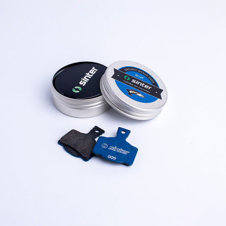 Bloques de freno de disco azul eléctrico