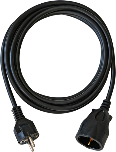 Brennerstuhl cable de extensión negro 3m