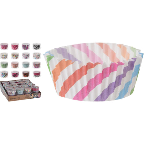 Moldes para cupcakes de papel Cucina, paquete de 60