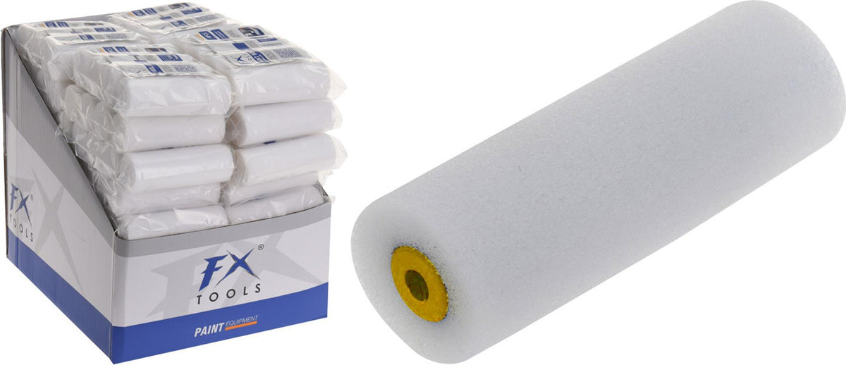 Fx tools juego de rodillos de pintura de espuma de 4 piezas