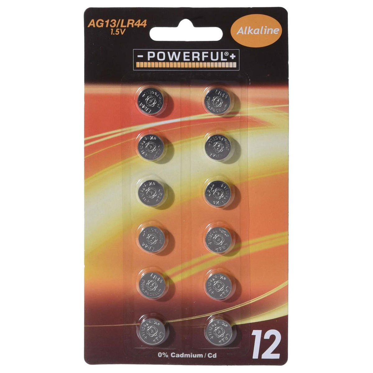 Pilas pila de botón AG13-1.5V 12 piezas
