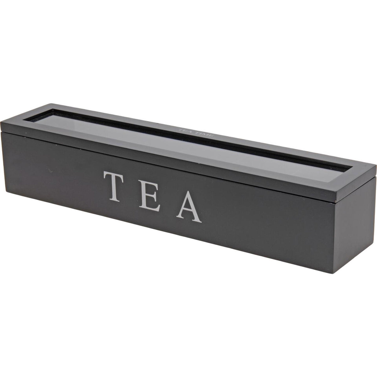 Caja de té madera 6 compartimentos
