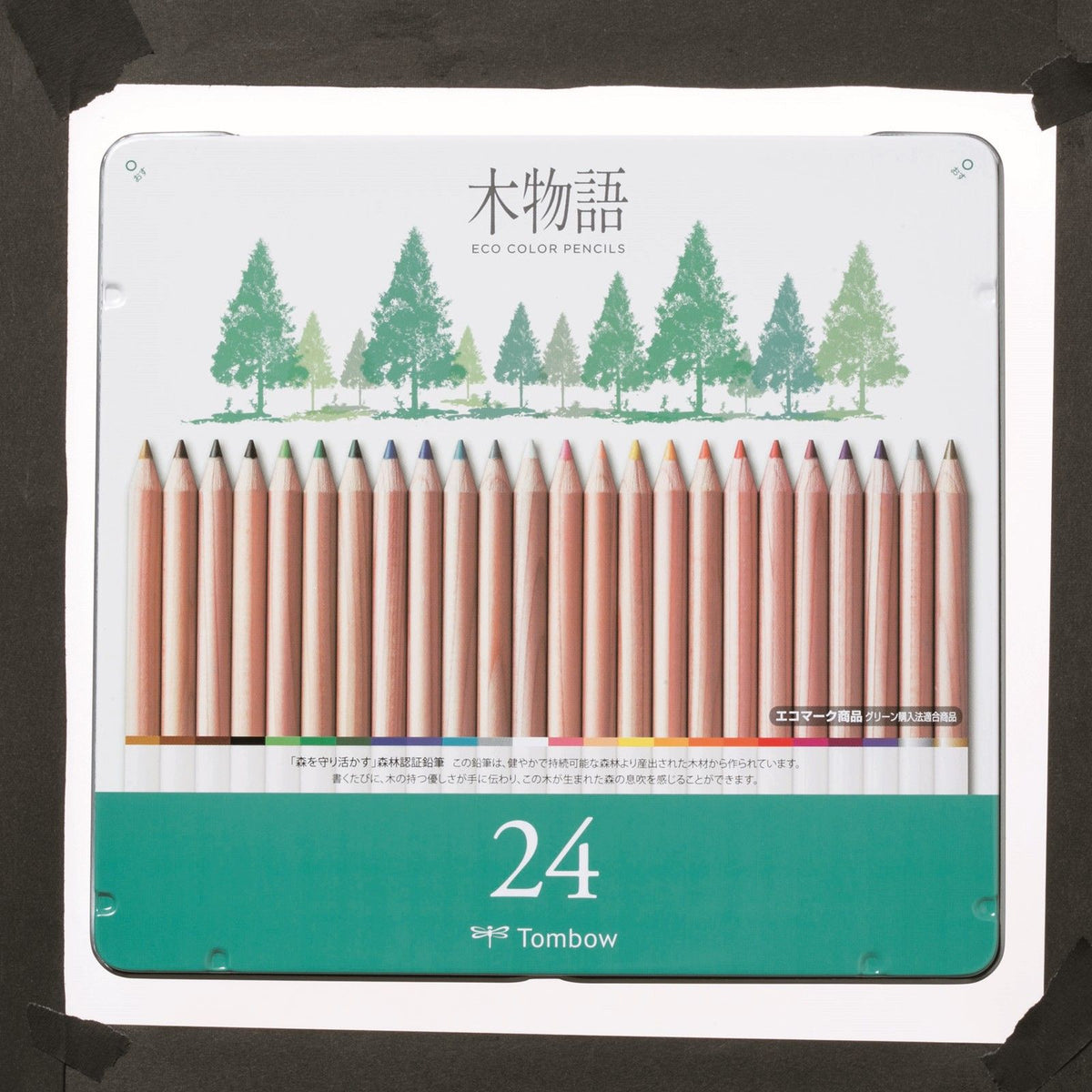 Tombow • ki-monogatari lápices de colores ecológicos, juego de 24