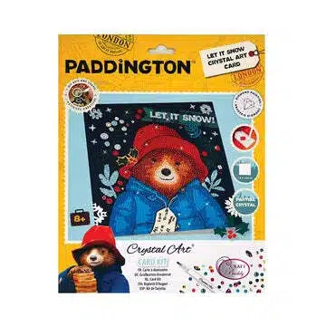 Cuadro de diamantes Jonotoys - Tarjeta de Navidad Paddington dejó nevar
