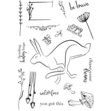 Expresiones creativas • juego de sellos transparentes a5 be valiente
