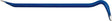 Vorel koevoet 500mm blauw