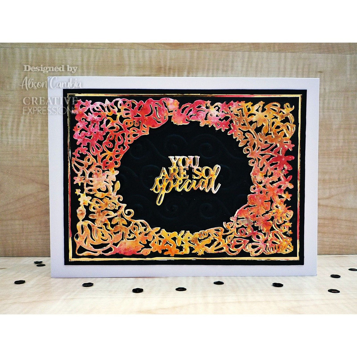 Expresiones creativas • plantilla de corte de panda de papel marco petit fleur