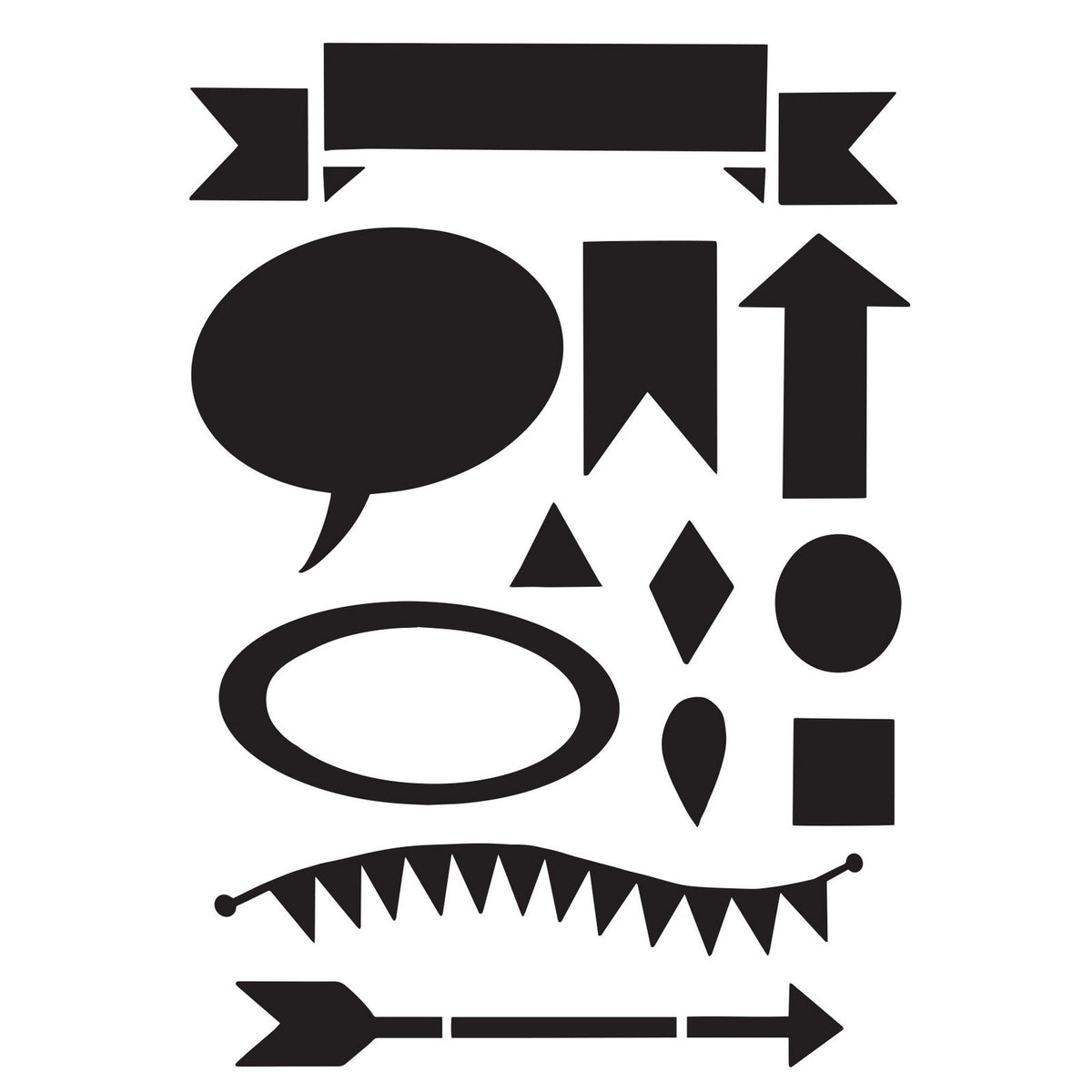 Expresiones creativas • marcos de pancartas de plantilla