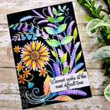 Expresiones creativas • plantilla para colorear complementaria Sunshine Serenade 2 piezas