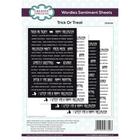Expresiones creativas • hojas de sentimientos de truco o trato