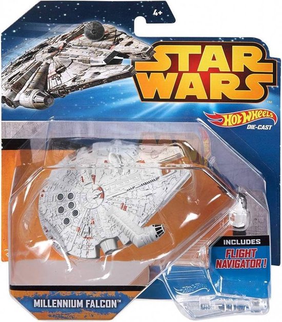 Mattel star wars halcón milenario de hotwheels