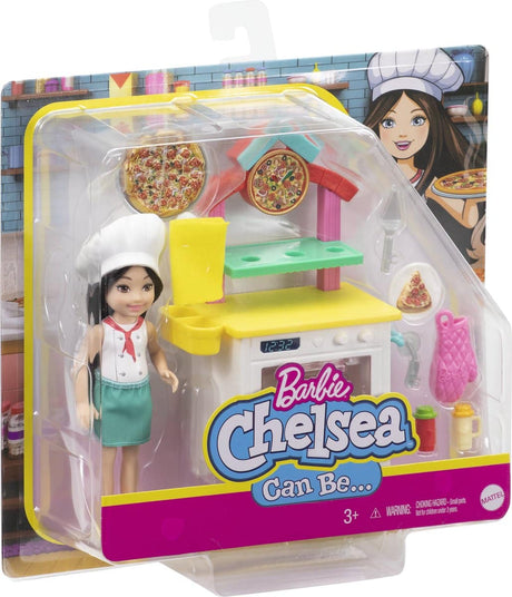 Otto simon barbie chelsea muñeca adolescente puede ser pizza panadero chelsea juego de juego