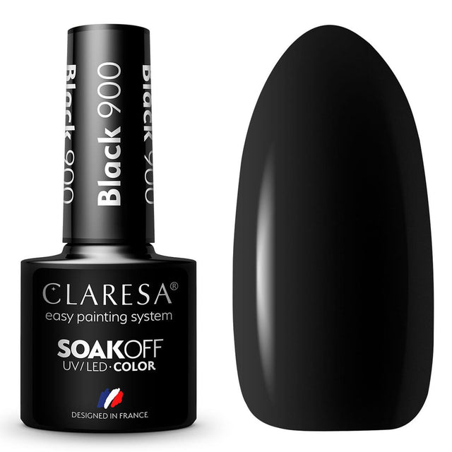 Claresa Esmalte Gel UV LED 5ml Negro 900
