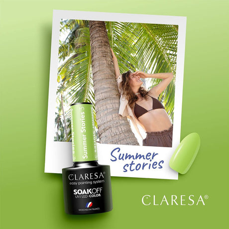 Claresa Esmalte Gel UV LED 5ml Historias de Verano 3