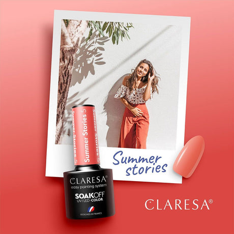 Claresa Esmalte Gel UV LED 5ml Historias de Verano 5