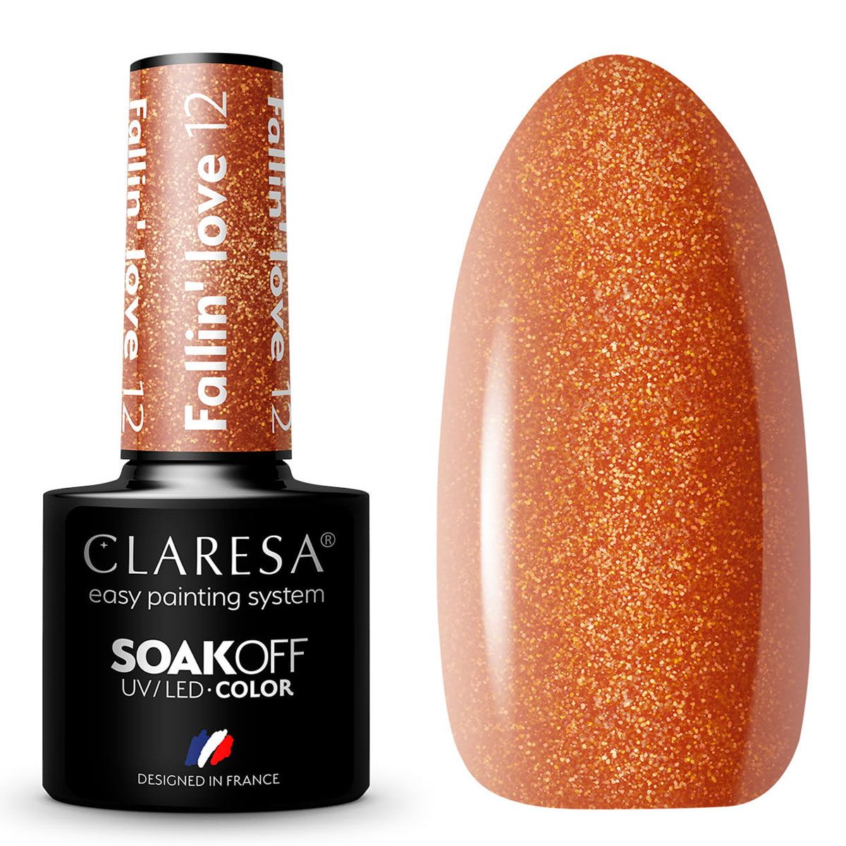 Claresa Esmalte Gel UV LED 5ml Fallin' Love 12
