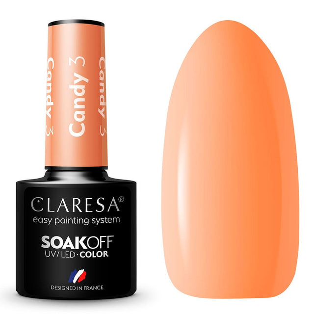 Claresa Esmalte Gel UV LED 5ml Caramelo 3