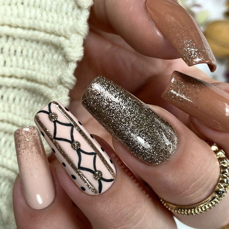 Claresa Esmalte en gel UV LED 5ml Full Glitter 2 Bronce