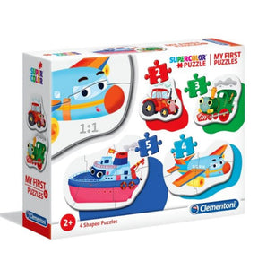 Clementoni mis primeros puzzles transporte
