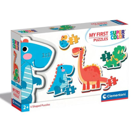 Clementoni mis primeros puzzles 2-3-4-5 dinosaurios