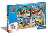 Clementoni rompecabezas patrulla canina, 4en1