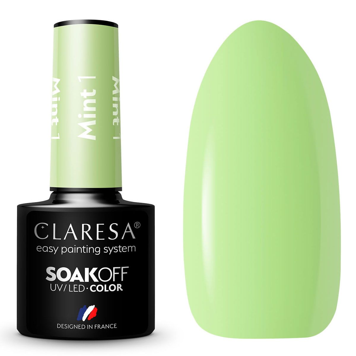 Claresa Esmalte Gel UV LED 5ml Menta 1