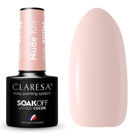 Claresa Esmalte Gel UV LED 5ml Desnudo 105