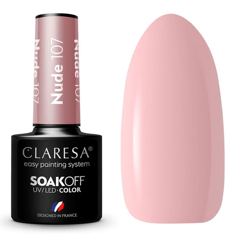 Claresa Esmalte Gel UV LED 5ml Desnudo 107