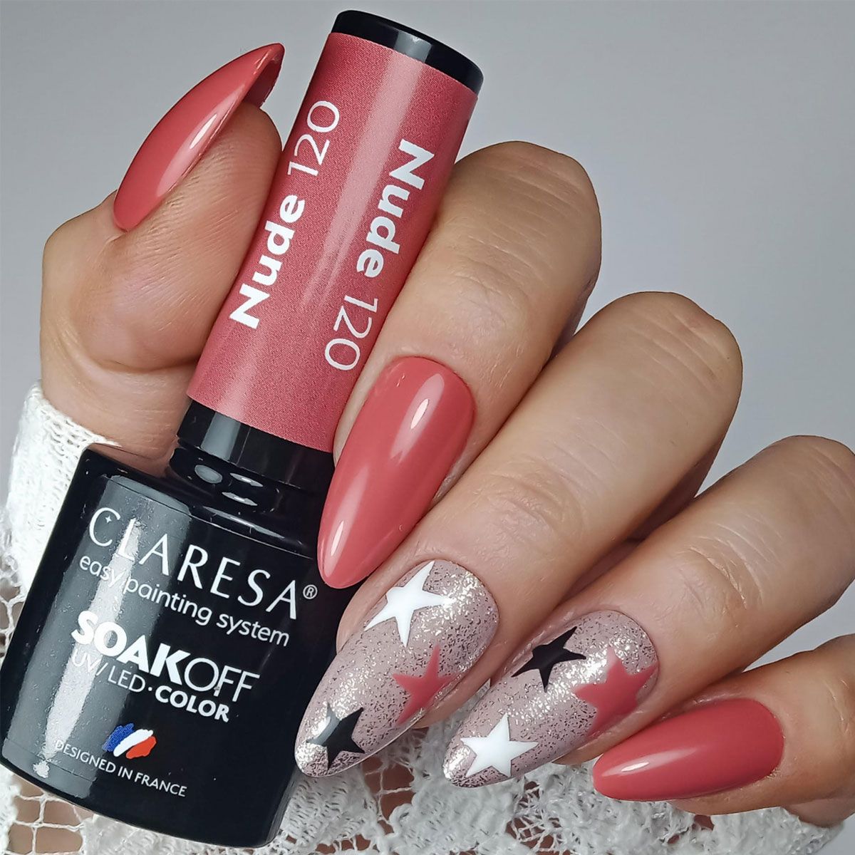 Claresa Esmalte Gel UV LED 5ml Desnudo 120