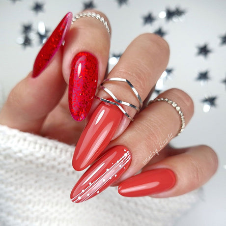 Claresa esmalte gel uv led 5ml rojo 431 sensaciones cálidas