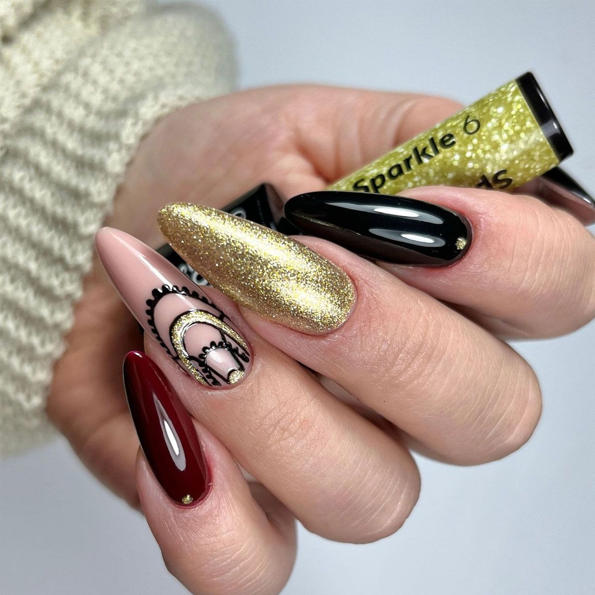 Claresa Esmalte en gel UV LED 5ml Sparkle 6