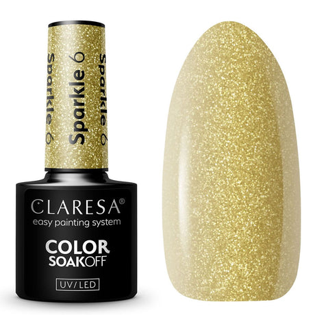 Claresa Esmalte en gel UV LED 5ml Sparkle 6