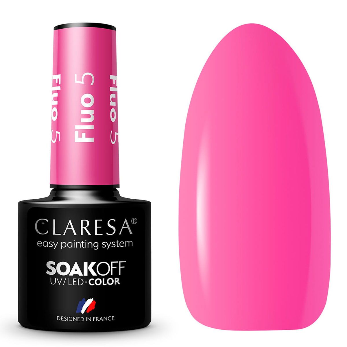 Claresa Esmalte Gel UV LED 5ml Fluo 5