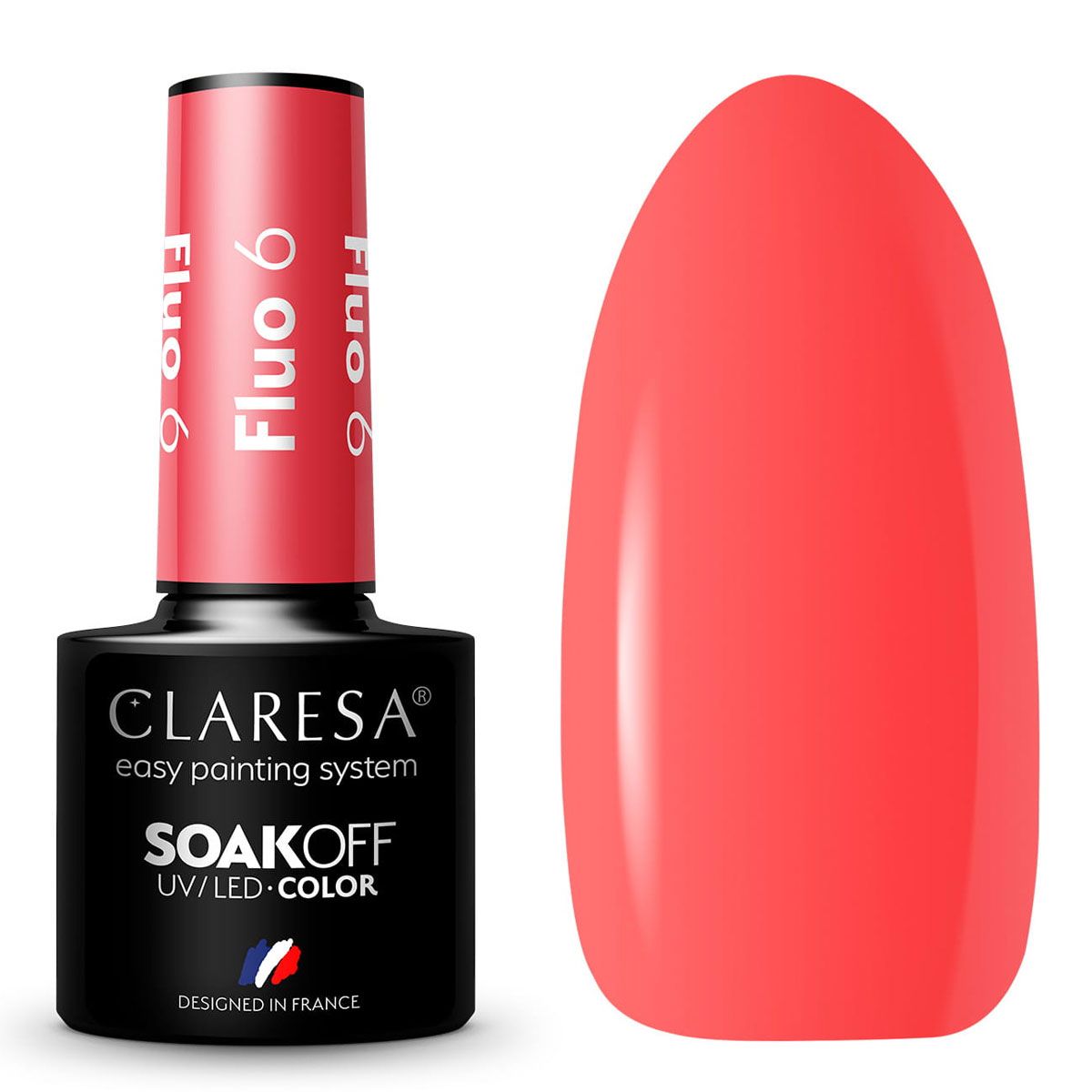 Claresa Esmalte Gel UV LED 5ml Fluo 6