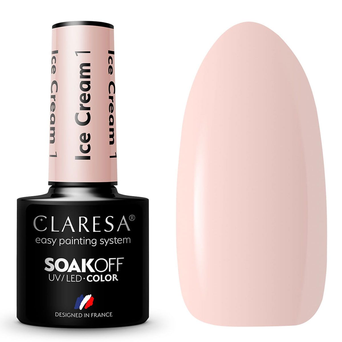 Claresa Esmalte Gel UV LED 5ml Helado 1