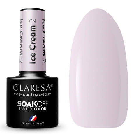 Claresa Esmalte Gel UV LED 5ml Helado 2